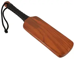 ZADO Solid Wood Impact Paddle with Leather Handle 40 cm
