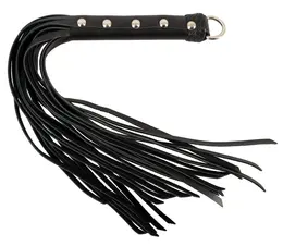 ZADO Leather Flogger Beginner - Compact Intimate Impact Tool 52 cm