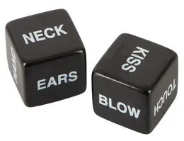 You2Toys Dice Set 2-Piece Black Acrylic 10 Packs English Print