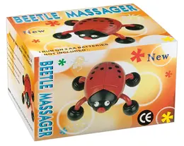 You2Toys Beetle Massager Red-Black Vibrating Relaxation Device 12x14cm