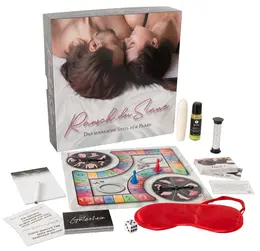 Rausch der Sinne Intimate Couples Game with Massage Oil & Accessories