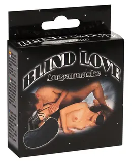 You2Toys Povez za Oci Blind Love Meka Crna Maska Podesivo Prilijeganje