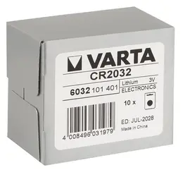 Varta CR2032 Litijumska Baterija 3V - 10-Pak, Dugotrajna Snaga