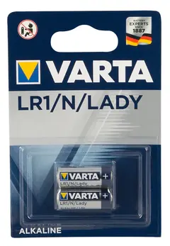 VARTA LR1/N Lady 2-komplet dugotrajnih alkalnih baterija - Proizvedeno u Nemačkoj