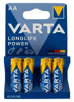 Varta Longlife Power AA baterije 4-komplet 1,5V visokoučinkovite ćelije