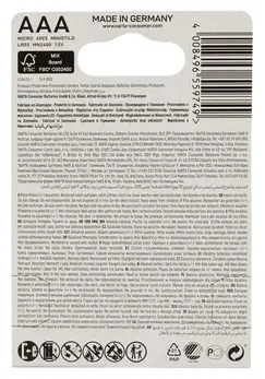Varta Micro baterije 1,5V pakovanje od 4 - Dugotrajno napajanje AA LR6