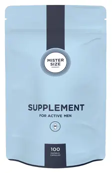 MISTER SIZE Supplement 100 - Vegan Formula for Men, 100 Capsules
