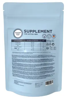 MISTER SIZE Supplement 100 - Vegan Formula for Men, 100 Capsules