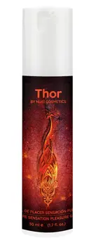 NUEI Thor Fire gel sa efektom zagrevanja na bazi vode 50ml veganska formula