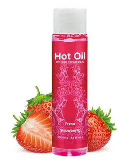 Nuei Hot Oil Strawberry 100 ml - Ulje za masažu sa zagrevanjem sa aromom jagode