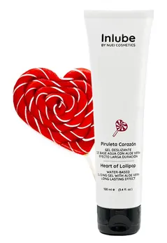 Nuei Inlube Lollipop gel na bazi vode 100 ml - Veganska formula, slatka aroma