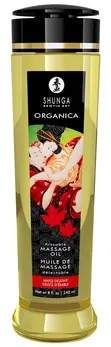 Shunga Organica Maple Delight Massage Oil 240ml - Vegan, Kissable Formula