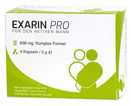 Exarin Pro 4 Capsules - Advanced Vegan Supplement for Men
