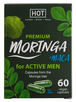 HOT BIO Moringa Man Power kapsule 60 kom - Veganski biljni kompleks