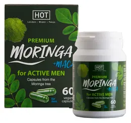 HOT BIO Moringa Man Power kapsule 60 kom - Veganski biljni kompleks