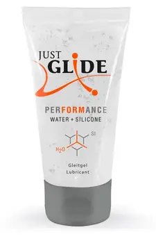 Just Glide Performance voda-silikon hibridni lubrikant 50ml Veganski