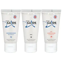 Just Glide set lubrikanata 3x50 ml - Waterbased, Toys, Anal formula