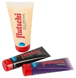 Flutschi Lubricant Set 3-Piece - Silicone & Water-Based, 200ml+80ml+80ml