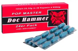 Doc Hammer Pop Master 24 kapsule - Dijetetski suplement za odrasle, proizvedeno u Nemačkoj