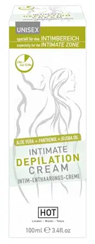 HOT intimna krema za uklanjanje dlaka sa Aloe i Jojobom 100ml za delikatnu kožu