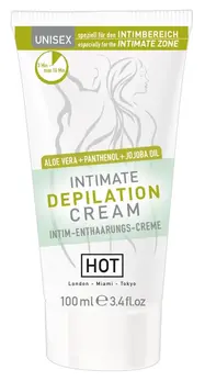 HOT intimna krema za uklanjanje dlaka sa Aloe i Jojobom 100ml za delikatnu kožu