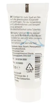 Just Glide Lubrikant na bazi vode 20ml - Veganska, univerzalna formula