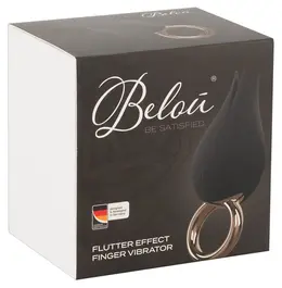 Belou Finger Vibe Flutter - Precise Multi-Function Silicone Massager, Pink