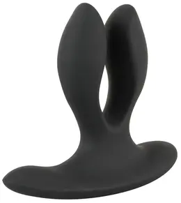 XOUXOU Vibrating Expander - Dual-Arm Silicone Anal System, Black