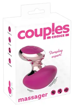 Couples Choice Mini Massager 9.3 cm - Compact Silicone Wand, USB