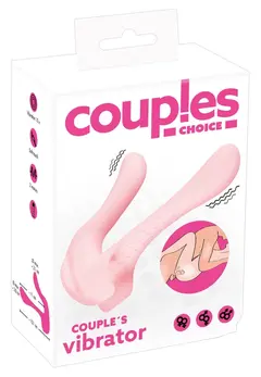 Couples Choice Intimni Vibrator 2 Motora Silikon 13.1cm Ljubičasta