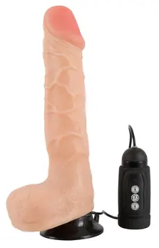 Nature Skin Dancing Intimate Machine Vibrating & Rotating 26cm Beige