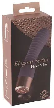 Elegant Flexy Vibe USB Rechargeable Silicone Model, 15 cm, Waterproof