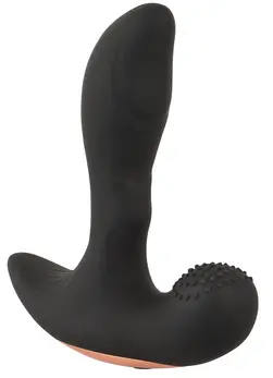 Rebel RC Prostate Plug Heated Remote 11 Modes Silicone Black 13.6cm