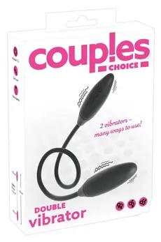 Couples Choice Double Vibrating Flexible Intimate Massager, 65cm, Purple