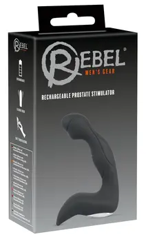 You2Toys Rechargeable Prostate Massager with Perineum System, Black, 14.3 cm