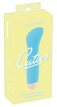 Cuties Mini Vibrirajući Uređaj Plavi 7-Modni USB Punjiv Vodootporan 12.9cm