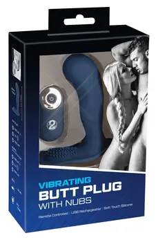 You2Toys Prostate Massager 10-Mode Silicone with Remote 11.7 cm Black