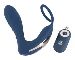 You2Toys Vibrirajuci Silikonski Prostate Sistem sa Daljinskim, Crni, 14.5 cm