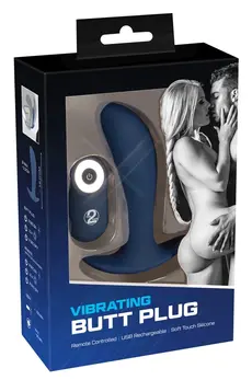 You2Toys Power Plug Vibrirajuci Analni Uredjaj sa Daljinskim 12cm Crni