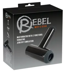 Rebel Dvofunkcioni Crni Intimni Uredjaj, 7 Rezima, Vodootporan, 21.3 cm