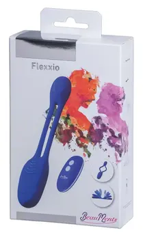 BeauMents Flexxio Blue Flexible Dual-Motor Intimate Device 19.5 cm
