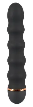 You2Toys Bendy Wavy Flexible Vibrator Black 17 cm Silicone