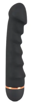 You2Toys Bendy Ripple Fleksibilni Crni Vibrator, 20 Modova, 16.5 cm