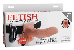 Fetish Fantasy Šuplji Vibrirajući Strap-On 18.9 cm Podesivi Pojas