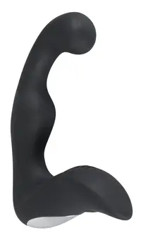 Rebel Prostate Plug Punjivi Fleksibilni Maser Crni 14.6 cm