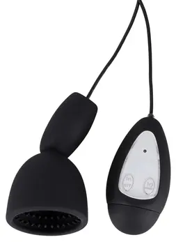 Sweet Smile Glans Vibrating Device Black, 10 Modes, Compact Size