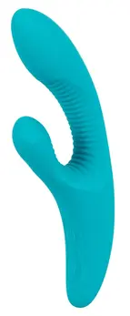 Javida Vibrator Turquoise Dual-Motor 18.4 cm Silicone Intimate Device