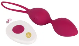 Lust Love Balls Berry - Rechargeable Silicone Intimate Trainer, 10 Modes
