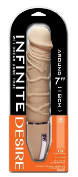 Infinite Desire Silicone Model Skin Tone 26 cm Multi-Mode Vibrator