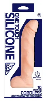 One Touch Silicone 8 Intimate Machine with 10-Mode System 22cm Black